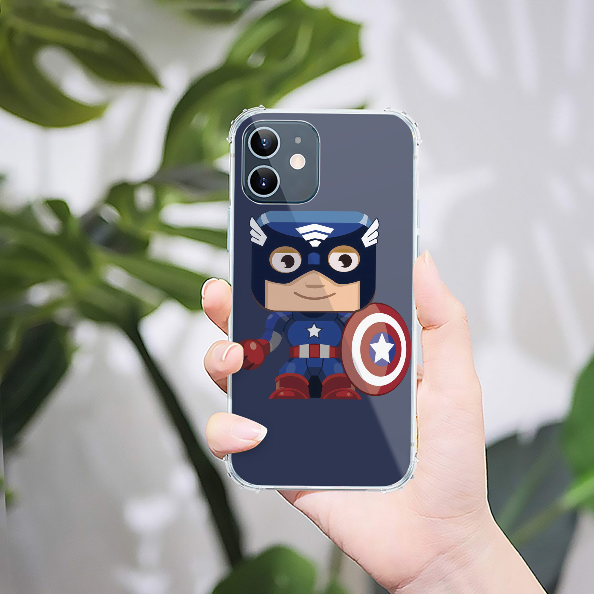 （画像用） アベンジャーズ The Avengers 【iPhone 12シリーズ対応】透明スマホケース（クリアソフトケース）